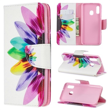 Wonder Series Samsung Galaxy A20E Wallet Case Bloem huismerk kopen in de aanbieding Wonder Series Samsung Galaxy A20E Wallet Case Bloem huismerk kopen in de aanbieding