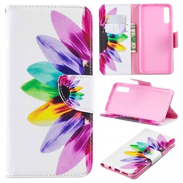 Wonder Series Samsung Galaxy A50 Wallet Case Bloem huismerk kopen in de aanbieding