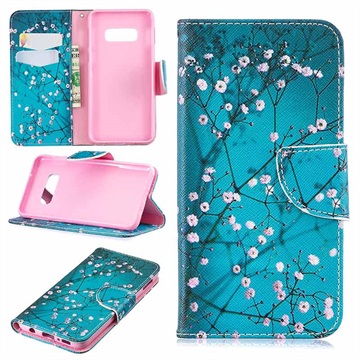 Wonder Series Samsung Galaxy S10E Wallet Case Wit Bloemen huismerk kopen in de aanbieding