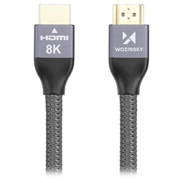 Wozinsky HDMI 2.1 8K 60Hz-4K 120Hz-2K 144Hz Kabel 1m Grijs