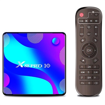 X88 Pro 10 Smart Android 11 TV Box met Afstandsbediening 4GB-64GB