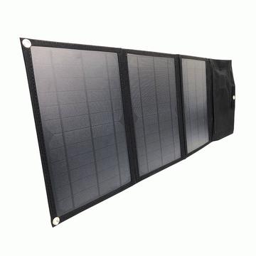 XO XRYG-280-3 Opvouwbare zonnelader met 2x USB-A 21W Zwart