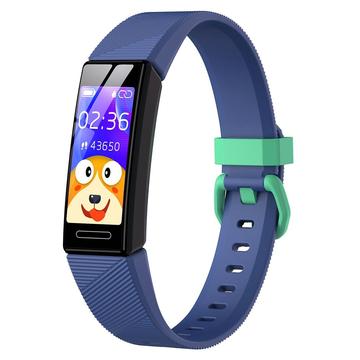 Y99C 0,96 inch Kinderen Smart Watch IP68 Waterdichte Sport Armband Multifunctionele gezondheidshorloge met stappentelling / slaap / hartslag bewaking - Blauw