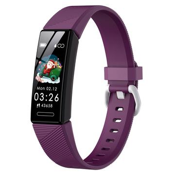Y99C 0,96 inch Kinderen Smart Watch IP68 Waterdichte Sport Armband Multifunctionele gezondheidshorloge met stappentelling / slaap / hartslagmonitoring - paars