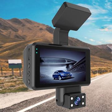 Dual-lens 1080p Autocamera met G-sensor YC-868 Voorzijde-Interieur