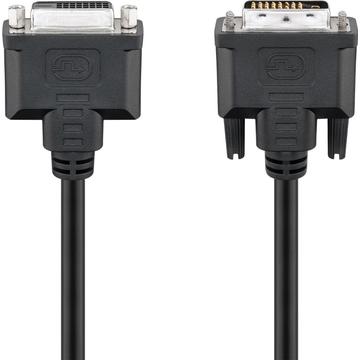 DVI-D FullHD extension cable Dual Link DVI-D (24+1) plug > DVI-D (24+1