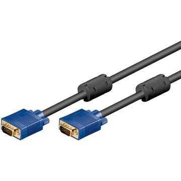 Full HD SVGA monitor cable 15 pin HD plug > 15 pin HD plug Goobay