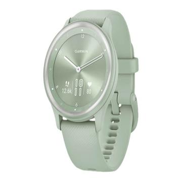 Garmin vÃvomove Sport Zilveren Smart Horloge - Groen