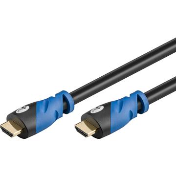 Goobay HDMI Aansluitkabel [1x HDMI-stekker 1x HDMI-stekker] 0.50 m Zwart