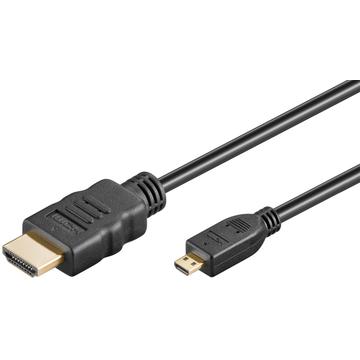 HÃ¶ghastighets HDMIâ¢-kabel med Ethernet (Micro, 4K @ 60 Hz)23695