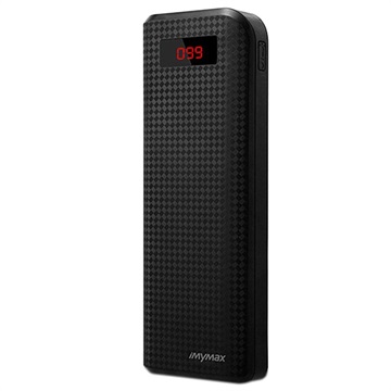Imymax Carbon Mm Pb005 2Xusb Powerbank 20000Mah Zwart huismerk kopen in de aanbieding