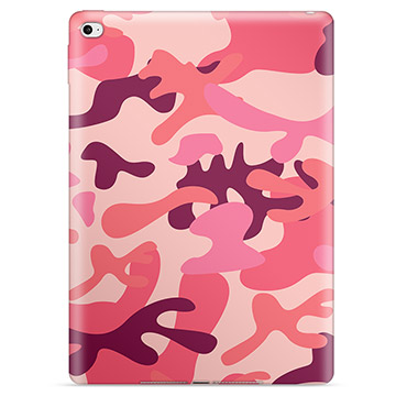 iPad 10.2 2019-2020-2021 TPU Hoesje Roze Camouflage