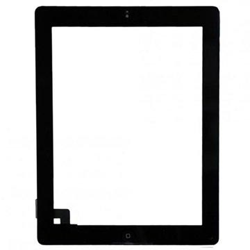 iPad 2 Displayglas & Touchscreen Zwart