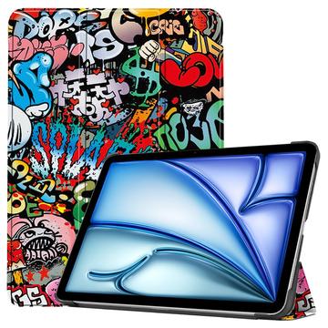 iPad Air 13 (2024) Tri-Fold Series Smart Folio Case Graffiti