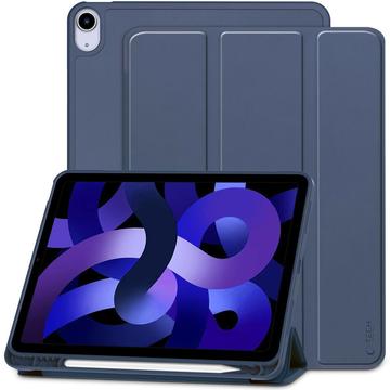 iPad Air 2020-2022-2024 TechProtect SmartCase Pen Tri-Fold Folio Case Donkerblauw