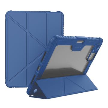 iPad Pro 11 (2024) Nillkin Bumper Smart Folio Case Blauw-Transparant