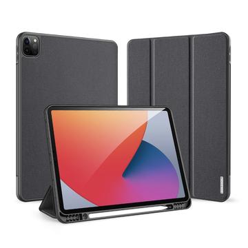 iPad Pro 12.9 2020-2021-2022 Dux Ducis Domo Tri-Fold Smart Folio Hoesje Zwart