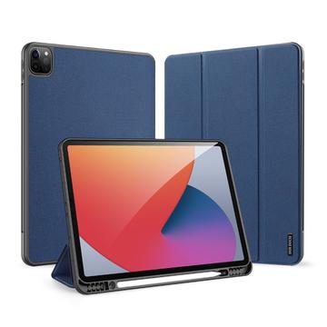 iPad Pro 12.9 2020-2021-2022 Dux Ducis Domo Tri-Fold Smart Folio Hoesje Blauw