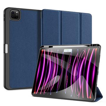 iPad Pro 13 (2024) Dux Ducis Domo Tri-Fold Smart Folio Hoesje Blauw