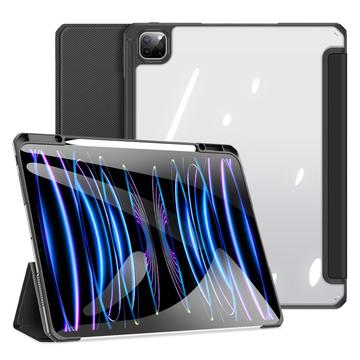 iPad Pro 13 (2024) Dux Ducis Toby Tri-Fold Smart Folio Hoesje Zwart