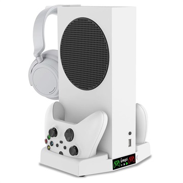 iPega XBS011 Xbox Series S Oplaadstation met Koeler Wit