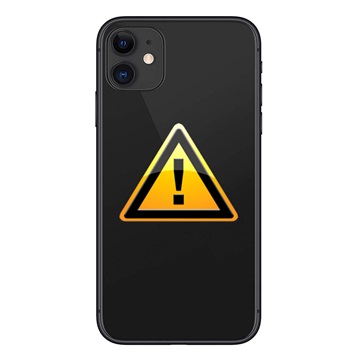iPhone 11 Batterij Cover Reparatie incl. frame Zwart
