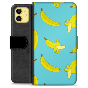 iPhone 11 Premium Wallet Case Bananen