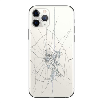 iPhone 11 Pro Achterkant Reparatie Alleen glas Zilver