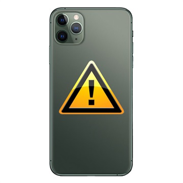 iPhone 11 Pro Max Batterij Cover Reparatie incl. frame Groen