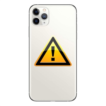 iPhone 11 Pro Max Batterij Cover Reparatie incl. lijst Zilver