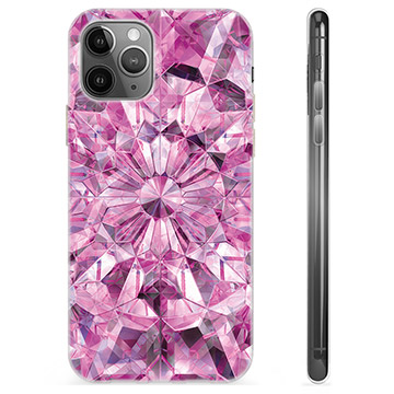 iPhone 11 Pro Max TPU-hoesje Roze Kristal