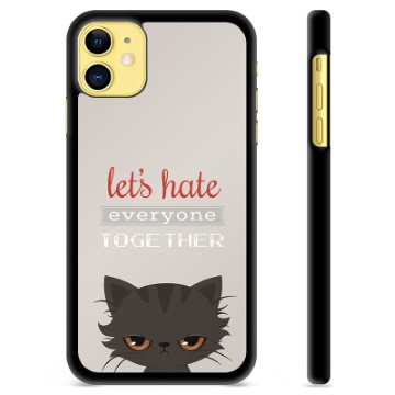 iPhone 11 Beschermhoes Angry Cat
