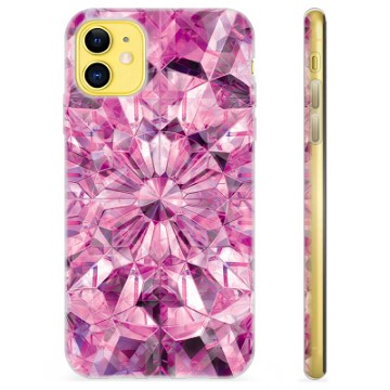 iPhone 11 TPU-hoesje Roze Kristal
