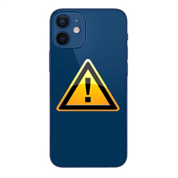 iPhone 12 Batterij Cover Reparatie incl. frame Blauw