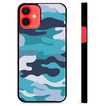 Beschermhoes voor iPhone 12 mini Blauw Camouflage