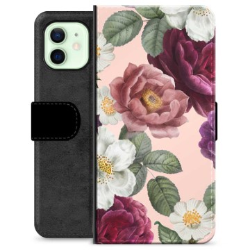 iPhone 12 Premium Wallet Case Romantische Bloemen