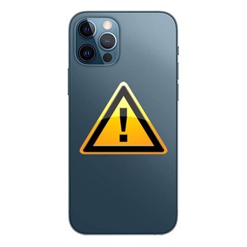 iPhone 12 Pro Max Batterij Cover Reparatie incl. frame Blauw