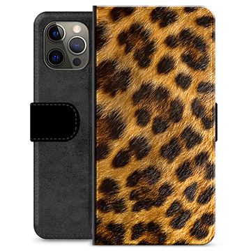 iPhone 12 Pro Max Premium Wallet Case Luipaard