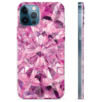 iPhone 12 Pro TPU-hoesje Roze Kristal