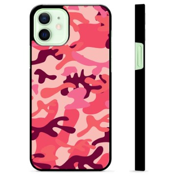 Beschermhoes voor iPhone 12 Roze Camouflage