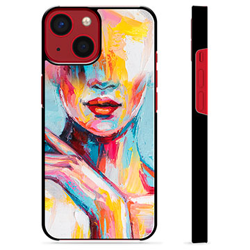 iPhone 13 Mini Beschermende Cover Abstract Portret