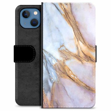 iPhone 13 Premium Wallet Case Elegant Marmer
