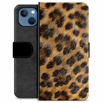 iPhone 13 Premium Wallet Case Luipaard