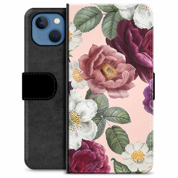 iPhone 13 Premium Wallet Case Romantische Bloemen