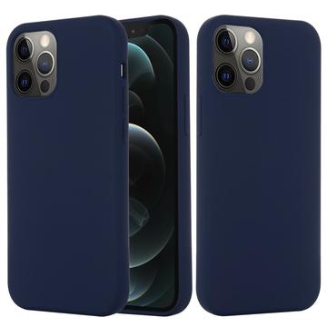 iPhone 13 Pro Max Liquid Siliconen Hoesje MagSafe Compatibel Donkerblauw