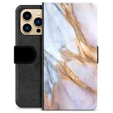 iPhone 13 Pro Max Premium Wallet Case Elegant Marmer