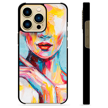 iPhone 13 Pro Max Beschermende Cover Abstract Portret