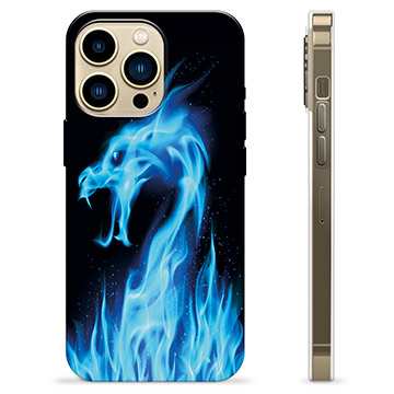 iPhone 13 Pro Max TPU-hoesje Blue Fire Dragon