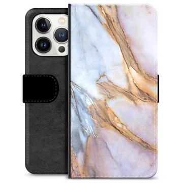 iPhone 13 Pro Premium Wallet Case Elegant Marmer