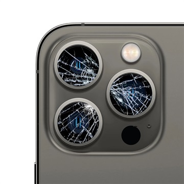 iPhone 13 Pro Max Camera Lens Glas Reparatie Zwart